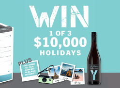 Win 1 of 3 $10k Holidays