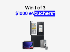 Win 1 of 3 $1K Samsung Vouchers