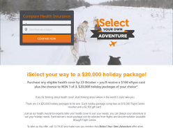 Win 1 of 3 $20,000 holiday packages!