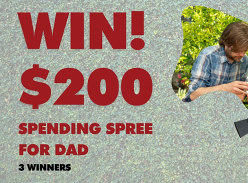 Win 1 of 3 $200 Darlac Spending Sprees for Dad