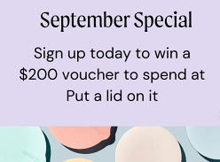 Win 1 of 3 $200 Gift Vouchers