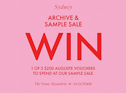 Win 1 of 3 $200 Vouchers to be Used in the Upcoming Sale
