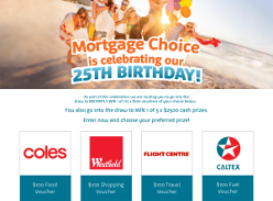 Win 1 of 3 $2500 or 1 of 175 $100 vouchers