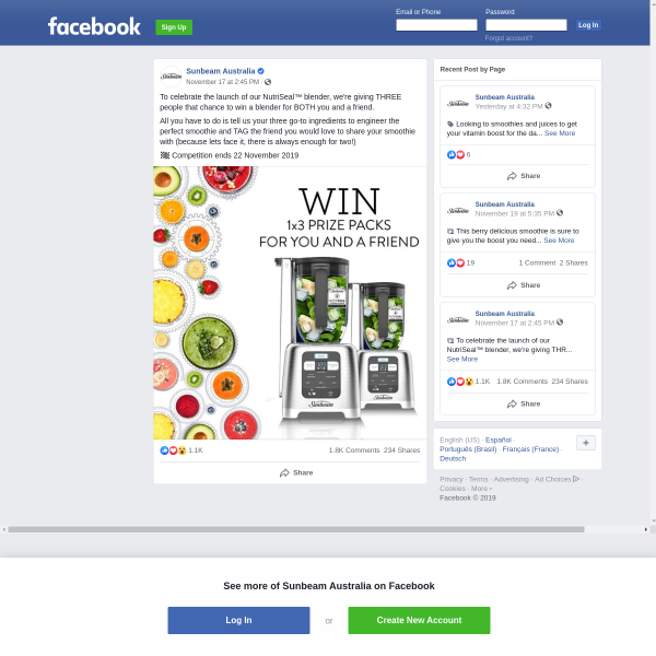 Win 1 of 3 2x NutriSeal™ Vacuum Blenders