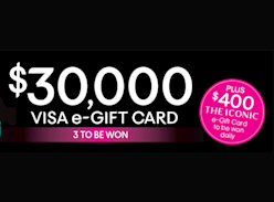 Win 1 of 3 $30k Visa Cards