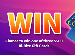 Win 1 of 3 $500 Bi-Rite Gift Cards