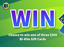 Win 1 of 3 $500 Bi-Rite Gift Cards