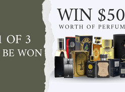 Win 1 of 3 $500 Perfumes Dubai Vouchers