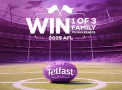 Win 1 of 3 AFL 2025 Season Family Memberships