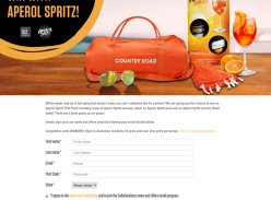 Win 1 of 3 Aperol Spritz Prize Packs