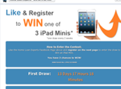 Win 1 of 3 Apple iPad Minis!