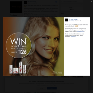 Win 1 of 3 Aspect Dr Starter Kits, valued at $126 each! - The Laser Lounge