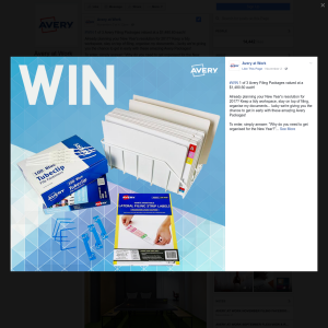 Win 1 of 3 Avery filing packages! - Avery at Work