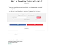 Win 1 of 3 awesome Fortnite prize packs