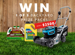 Win 1 of 3 Backyard Prize Packs