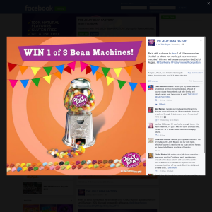 Win 1 of 3 Bean Machines! - THE JELLY BEAN FACTORY