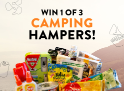 Win 1 of 3 Camping Hampers