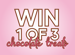 Win 1 of 3 Chocolate Prizes