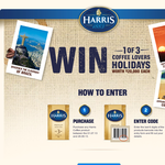Win 1 of 3 'Coffee Lovers' holidays, worth $20,000 each! - Harris Coffee