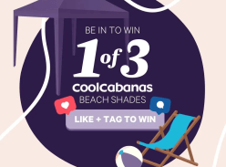 Win 1 of 3 Coolcabanas Beach Shades