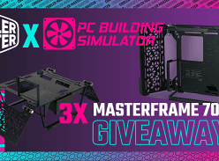 Win 1 of 3 Cooler Master MasterFrame 700 Open-Air PC Cases & PC Building Simulator Keys