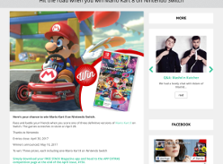 Win 1 of 3 copies of 'Mario Kart 8 Deluxe' for the Nintendo Switch!