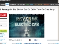 Win 1 of 3 copies of Revenge Of The Electric Car On DVD