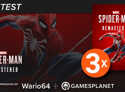 Win 1 of 3 copies of Spider-Man Remastered