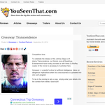 Win 1 of 3 copies of 'Transcendence' on blu-ray! - You Seen That