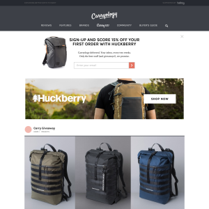 Win 1 of 3 Crafted Goods Rigi 25L Backpacks