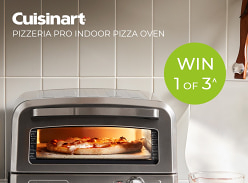 Win 1 of 3 Cuisinart Pizzeria Pro Pizza Ovens