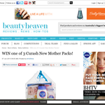 Win 1 of 3 Curash new mother packs!