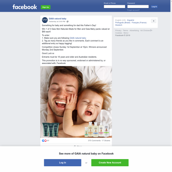 Win 1 of 3 Dad & Bub Skincare Packs