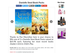 Win 1 of 3 Danielle Steel Book Packs
