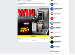 Win 1 of 3 DeLonghi Dinamica Plus Coffee Machines!