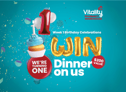 Win 1 of 3 Dinner Vouchers