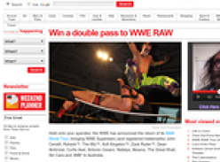 Win 1 of 3 double passes to WWE RAW!