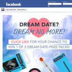 Win 1 of 3 dream date prize packs!