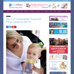 Win 1 of 3 Dreambaby ‘Pouch Pal’ Packs