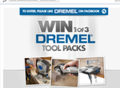 Win 1 of 3 Dremel tool packs!