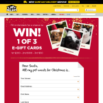 Win 1 of 3 e-Gift Cards - My Pet Warehouse