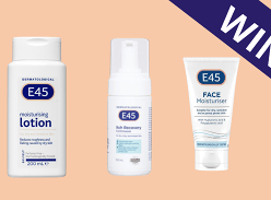 Win 1 of 3 E45 Skin Care Gift Packs