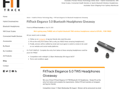 Win 1 of 3 Elegance 5.0 TWS Bluetooth 5.0 Headphones!