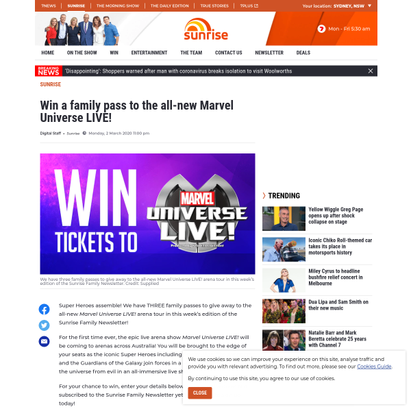 Win 1 of 3 family passes to the all