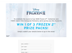 Win 1 of 3 Frozen 2 Bedding & Cushion Prize Packs