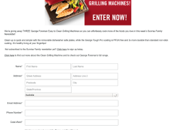 Win 1 of 3 George Foreman Easy to Clean Grilling Machines