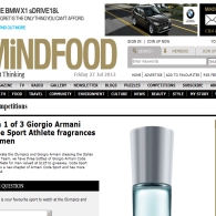 Win 1 of 3 Giorgio Armani Code Sport Athlete fragrances for men