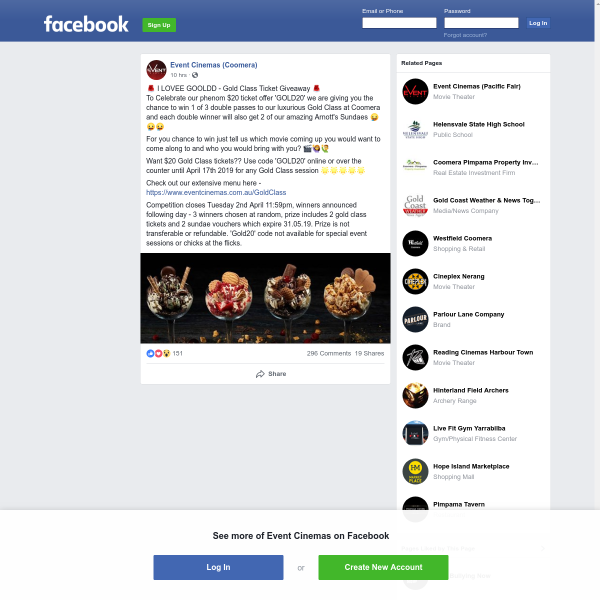 Win 1 of 3 Gold Class DPs