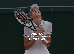 Win 1 of 3 Hand-Signed Ultra V3 Rackets