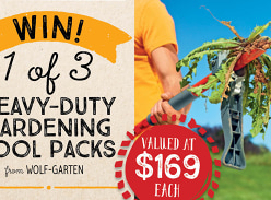 Win 1 of 3 Heavy Duty Gardening Tool Packs